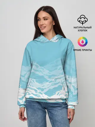 Женское худи / Волны