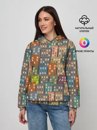 Женское худи / Город