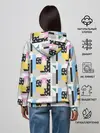 Женское худи / Memphis style geometry