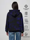 Женское худи / Неоновые бабочки