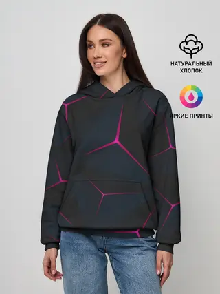 Женское худи / Абстракция Узор