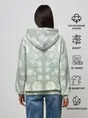 Женское худи / цветочный узор