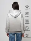 Женское худи / французский бульдог сердечко