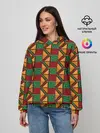 Женское худи / Узор коренных индейцев америки
