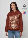 Женское худи / Русский медведь в короне