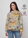 Женское худи / Котики и колбы