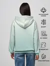 Женское худи / единорог с бабочками