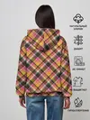 Женское худи / Клеточный узор