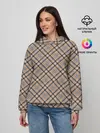 Женское худи / Клеточный узор