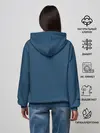 Женское худи / Лиса с цветочным узором