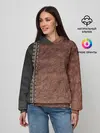 Женское худи / Текстура Кожи