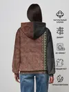 Женское худи / Текстура Кожи