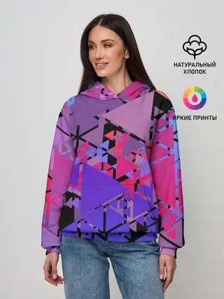 Женское худи / Треугольники