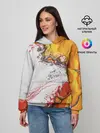 Женское худи / рисунок краской