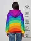 Женское худи / Круговая радуга