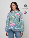 Женское худи / фламинго