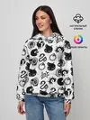 Женское худи / 7 СМЕРТНЫХ ГРЕХОВ СИМВОЛЫ