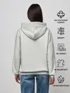 Женское худи / Испуганный кот