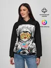 Женское худи / Кот Космонавт