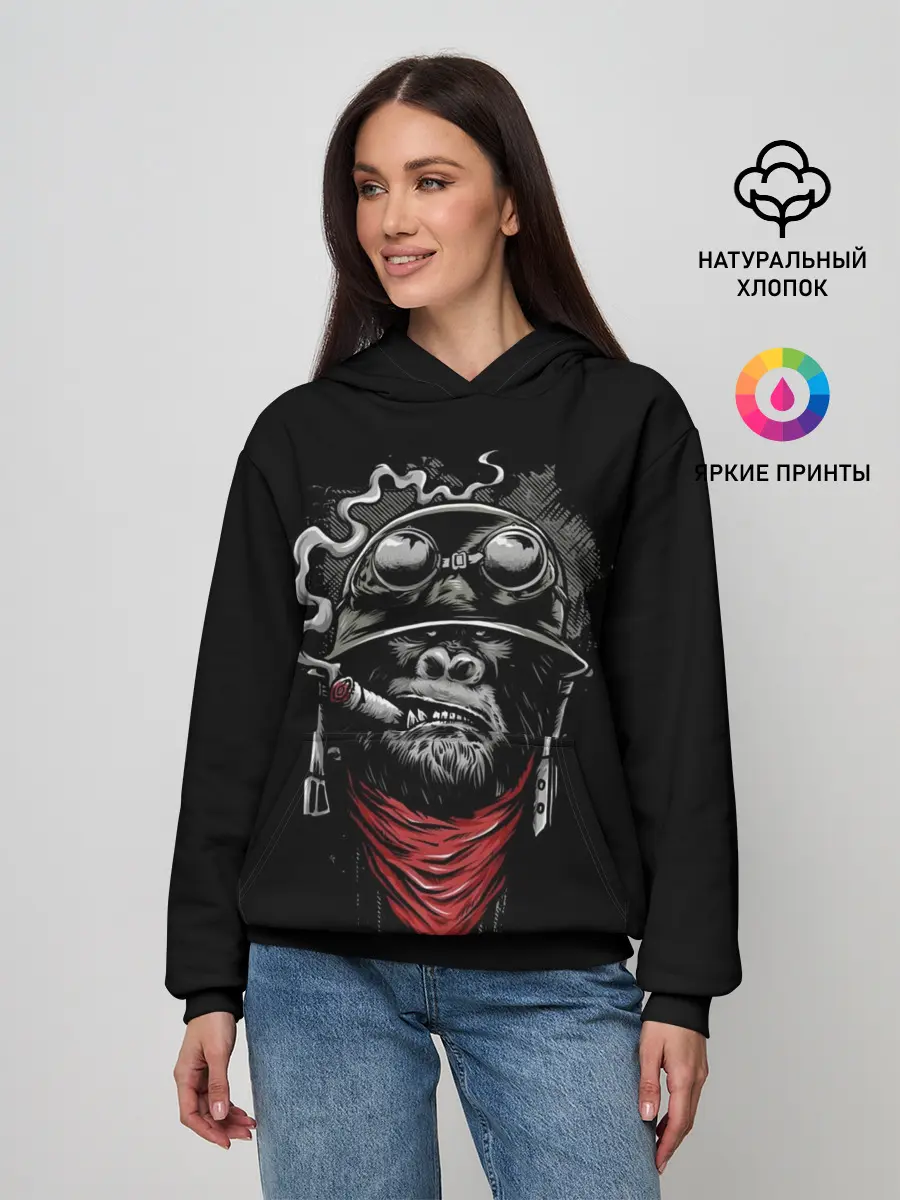 Женское худи / Gorilla Rambo