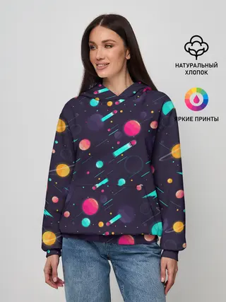 Женское худи / Космические движения комет