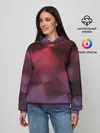 Женское худи / metal texture with circles