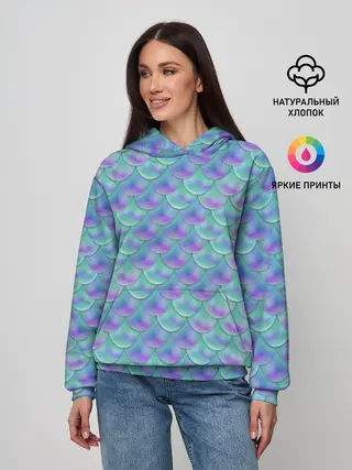 Женское худи / РУСАЛКА | ЧЕШУЯ