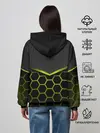 Женское худи / 3D СОТЫ / ОБЪЕМНАЯ БРОНЯ