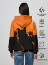 Женское худи / Котенок на фоне заката