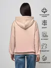 Женское худи / олень рога цветы