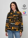 Женское худи / PORNHUB / ПОРНХАБ / УЗОР