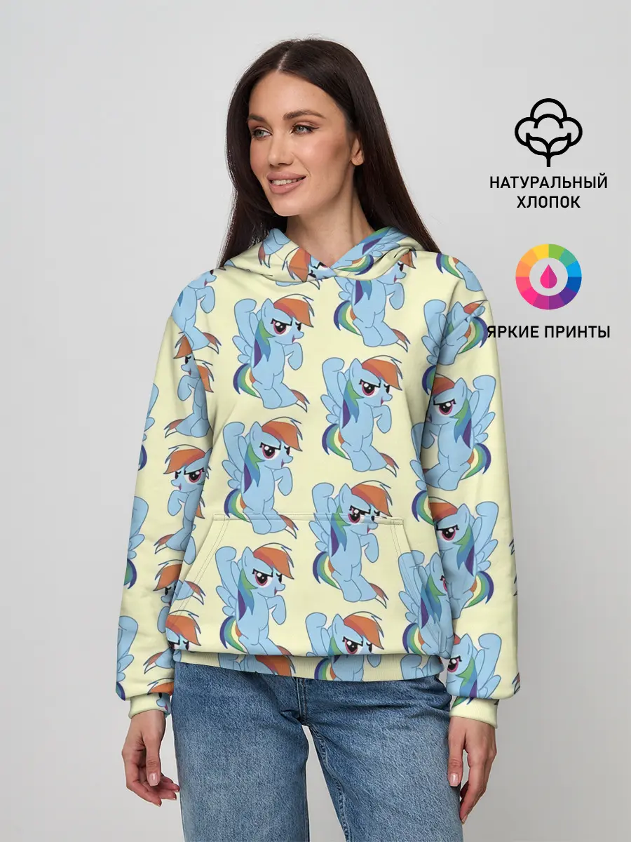 Женское худи / Rainbow Dash