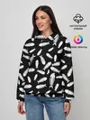 Женское худи / Скелеты рыб