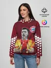 Женское худи / РОБЕРТ ЛЕВАНДОВСКИ / БАВАРИЯ