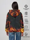 Женское худи / РОБЕРТ ЛЕВАНДОВСКИ / ОГОНЬ
