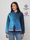 Женское худи / Подводный мир | Силуэт