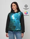 Женское худи / Коралловые рыбки