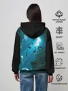 Женское худи / Коралловые рыбки