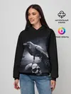 Женское худи / ЧЕРЕП И ВОРОН