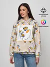 Женское худи / Лица в графике