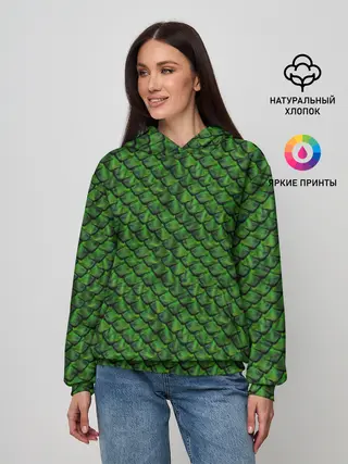 Женское худи / Reptile Scales