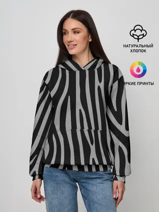 Женское худи / Zebra Camouflage