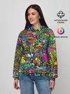 Женское худи / Веселые узоры