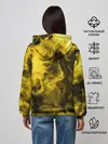 Женское худи / Желтый Неоновый Дым