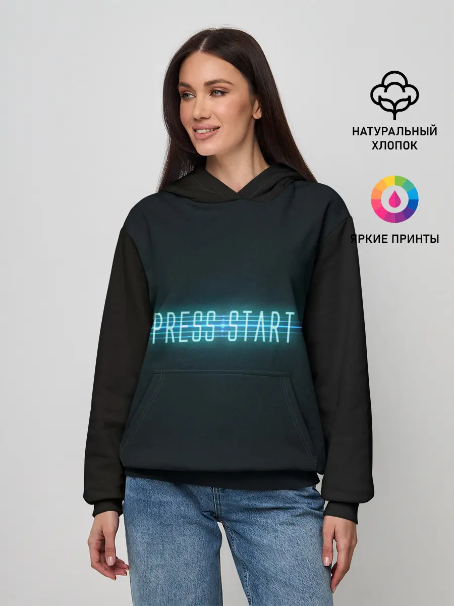 Женское худи / Старт - игра окончена