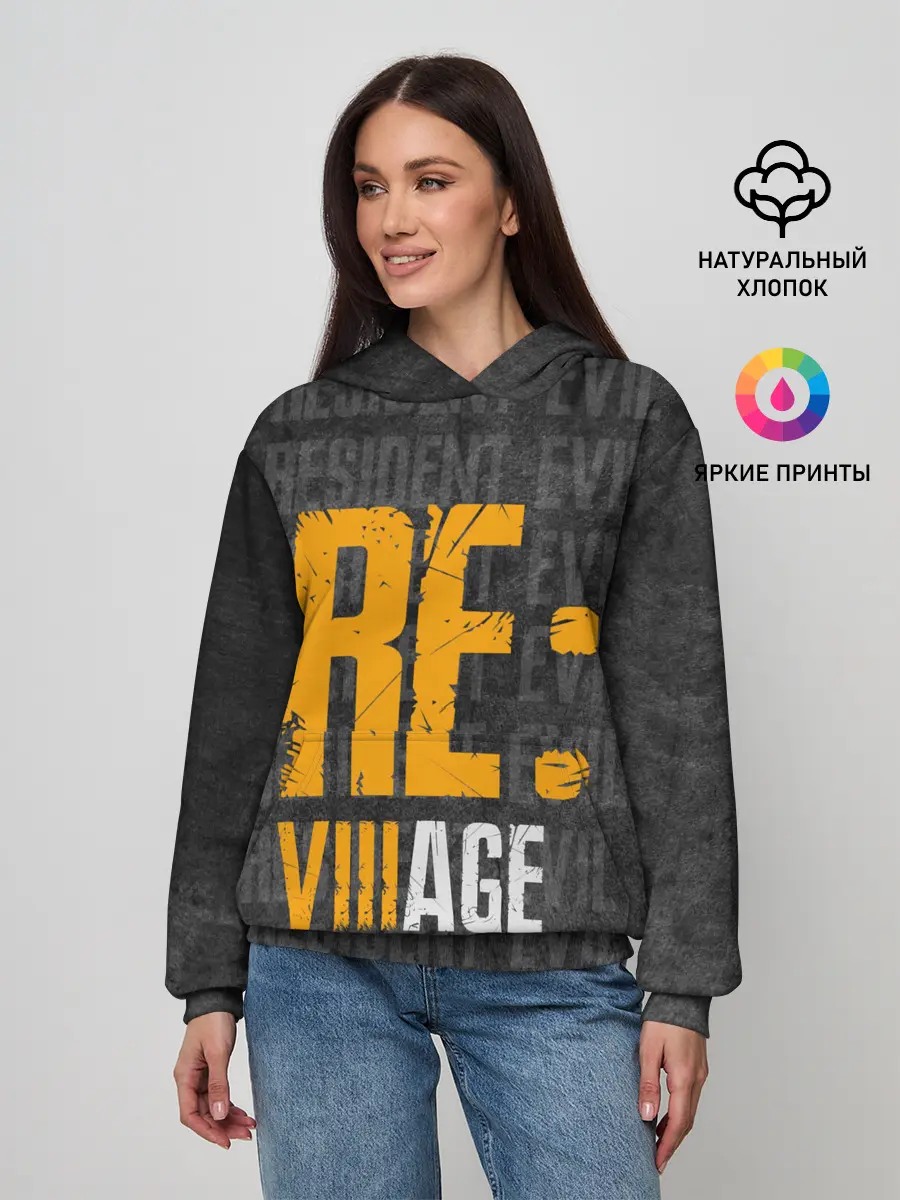 Женское худи / RE VILLAGE | ДЕРЕВНЯ ОБИТЕЛЬ ЗЛА (Z)