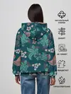 Женское худи / Птицы в Цветах