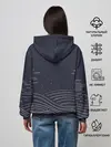 Женское худи / Одинокий корабль в море