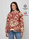 Женское худи / КрасиВая ХохЛома
