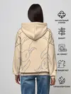 Женское худи / Рыбы. Знаки зодиака, море